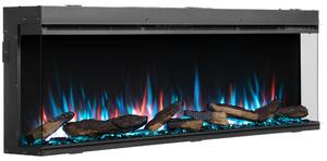 Camino elettrico da parete - 60 Inch - 2000 Watt - Design moderno - Camino da incasso