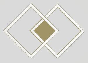 Gea Luce Afrodite P/P plafoniera led 28W colore oro