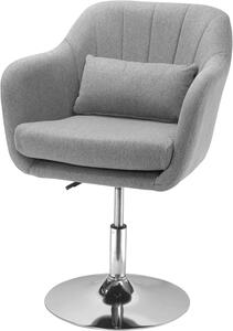 Sedia da lavoro - Sedia da ufficio - Sedia girevole - Sgabello da bar - Sedia da computer - Regolabile, altezza 79-91 cm - Struttura in acciaio
