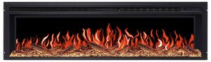 Stufa elettrica da parete - 1600 W di potenza - Larghezza 148 cm - Design moderno - Camino elettrico decorativo