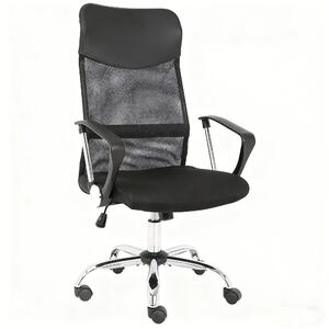 Sedia da ufficio ergonomica con supporto lombare e poggiatesta regolabili – Sedia da ufficio reclinabile