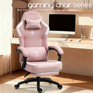Sedia da gaming - Sedia da ufficio - Sedia per computer - Sedia da gaming - Sedia da ufficio - Ergonomica, con supporto per la testa e per la zona lombare