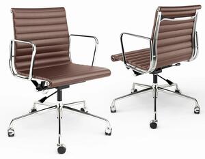 Sedia da ufficio ergonomica - Sedia da ufficio executive - Sedia da ufficio - Sedia da gaming - Sedie - In pelle - Con schienale basso