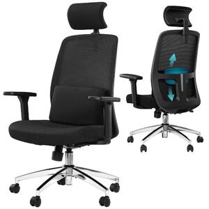 Sedia ergonomica da ufficio – Sedia per computer – Sedia da gaming – Sedia con struttura a rete – Supporto lombare regolabile