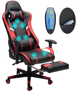 Sedia da gaming - Sedia da ufficio - Sedia ergonomica - Sedia da gaming - Sedia con funzione massaggio - Design ergonomico