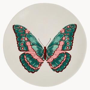 Piatto da dessert fatto a mano Butterfly Manor