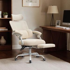 Sedia da ufficio ergonomica - Sedia da ufficio con poggiapiedi - Sedia girevole - Sedia per l'home office - Sedia per scrivania