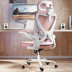 Sedia da ufficio, sedia ergonomica con supporto lombare regolabile, poggiatesta, sedia da ufficio, sedia da gaming a forma di X, sedia da ufficio, sedia per computer, portata massima 150 kg