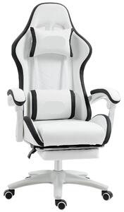 Sedia da gaming - Sedia per videogiochi - Sedia da ufficio - Sedia da gaming - Sedia da corsa - Schienale regolabile, 135°