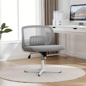 Sedia ergonomica da ufficio - Sedia da ufficio senza braccioli - Sedia girevole - Sedia a dondolo - Sedia per l'home office