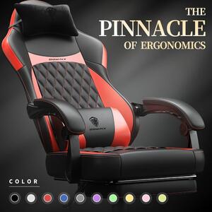 Sedia ergonomica da ufficio - Sedia da ufficio - Sedia da gaming - Sedia da lavoro - Sedia da ufficio con poggiapiedi regolabile