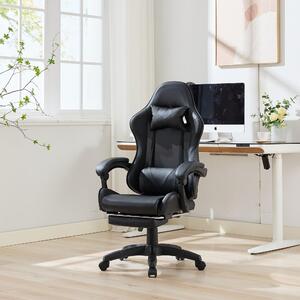 Sedia da gioco - Sedia da ufficio - Poltrona relax - Sedia girevole - Girevole a 360° - Altezza regolabile