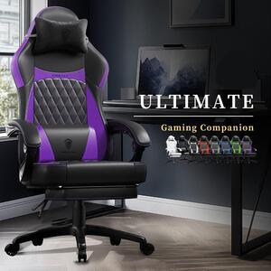 Sedia da gaming - Sedia da ufficio - Sedia ergonomica per videogiochi - Acciaio inossidabile
