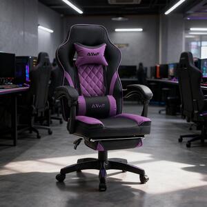 Sedia da gaming - Sedia per videogiochi - Sedia da ufficio - Sedia girevole - Sedia da corsa - Supporto lombare ergonomico