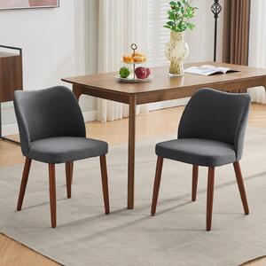 Sedia da pranzo - Sedia da cucina - Sedia - Sedia a conchiglia - Verde - Schienale ergonomico - Modello facile da montare