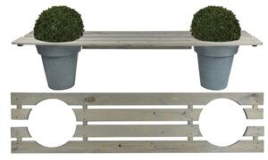 Esschert Design Panca Fioriera 180 cm NG71