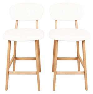 Sedia da pranzo - Sedia girevole - Sedia a forma di conca - Sedia - Sedia da soggiorno - Colore crema - Girevole a 360° - Con braccioli