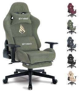 Sedia da gaming ergonomica - Sedia da ufficio - Sedia da lavoro - Sedia da gaming nera - Sedia per il lavoro - Sedile in memory foam