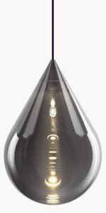 Lampada a sospensione in vetro soffiato con luce regolabile Flare