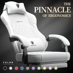 Sedia da ufficio - Sedia ergonomica - Sedia da scrivania - Sedia da gaming - Sedia per computer - Imbottitura del sedile a molle insacchettate