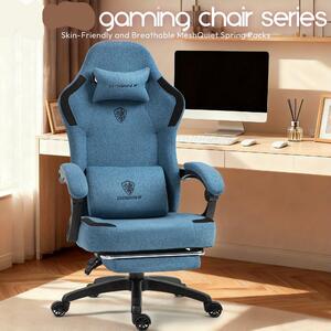 Sedia da gaming - Sedia da ufficio - Sedia per computer - Sedia per giocatori - Sedia da corsa - Ergonomica, con poggiatesta