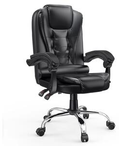 Sedia ergonomica da ufficio - Sedia da gaming - Sedia - Ufficio - Ruote - Nero