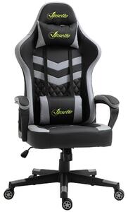 Sedia da gaming - Sedia da ufficio - Sedia per videogiochi - Sedia da lavoro - Sedia per l'ufficio - Design ergonomico - Altezza regolabile