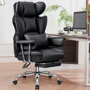 Sedia ergonomica da ufficio - Sedia da ufficio con poggiapiedi - Sedia da ufficio - Sedia da direttore - Sedia da lavoro