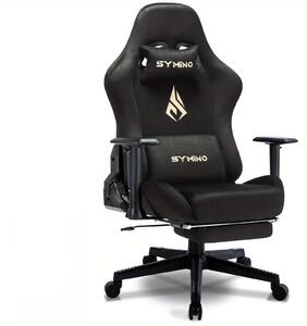Sedia da ufficio – Sedia da gaming ergonomica con altezza regolabile e braccioli imbottiti