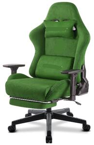 Sedia da gaming - Sedia da ufficio - Sedia ergonomica - Sedia per ufficio - Materiale in pelle scamosciata - Braccioli regolabili