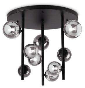 Ideal Lux Perlage PL9 lampada da soffitto classica in vetro fumè