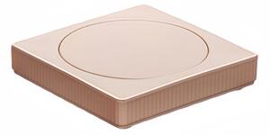 Scaldapiatti verde, mantiene la temperatura costante, adatto a tazze di vetro e Vetroceramica, dimensioni 10x10 cm