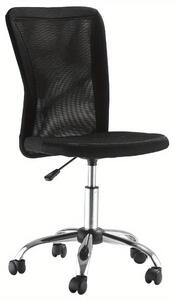 Sedia da ufficio – Sedia per ufficio – Design ergonomico – Altezza regolabile – Schienale in rete – Struttura in metallo – Colore nero
