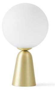 Miloox Lunar lume per comodino ottone spazzolato