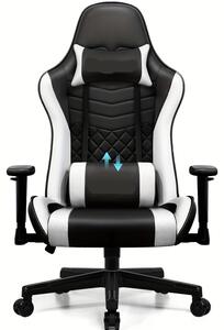 Sedia ergonomica da gaming - Sedia da ufficio - Sedia per giocatori - Sedia da lavoro - Schienale regolabile - Braccioli 4D