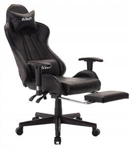 Sedia da gaming – Sedia da corsa ergonomica con imbottitura in memory foam e poggiapiedi