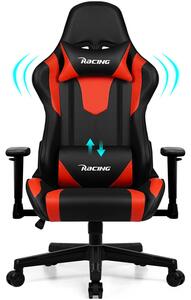 Sedia da gaming - Sedia da ufficio - Sedia per videogiochi - Sedia da lavoro - Sedia girevole - Design ergonomico