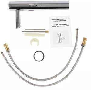 Rubinetto per lavabo – Automatico, senza contatto – 34,5 cm – Acciaio inossidabile, sensore a infrarossi