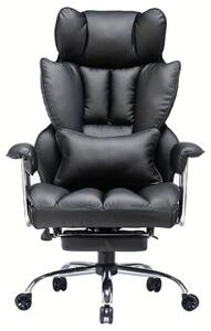 Sedia da ufficio - Sedia da scrivania - Sedia da gaming - Sedia da lavoro - Colore: nero - Capacità di carico: 400 kg