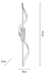 Q-Smart-Home Paul Neuhaus Q-Swing plafoniera LED acciaio