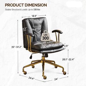 Sedia da ufficio - Sedie da ufficio - Sedia per ufficio - Sedia da scrivania - Sedia ergonomica - Regolabile in altezza