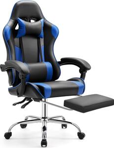 Sedia ergonomica da gaming - Sedia da ufficio - Sedia da lavoro - Sedia per computer - Sedia da ufficio - Rotazione a 360°