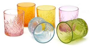 <p>Set 6 Bicchieri Acqua Timeless Color di Pasabahce, 34 cl, porta colore alla tua tavola. In vetro multicolore, combinano eleganza e praticità, essendo lavabili in lavastoviglie. Ideali per ogni momento.</p>