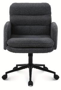 Sedia da ufficio - Sedia ergonomica per ufficio - Sedia girevole - Sedia per ufficio - Grigio scuro
