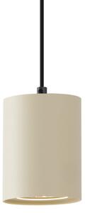 Lampada a sospensione moderna beige con nero per sistema a binario monofase GU10 70mm - Iconic Holt