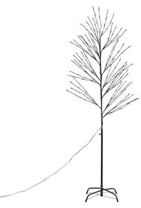 Albero di Natale nero 200 cm incl. LED IP44 - Vixen