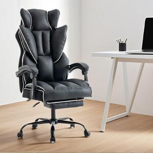 Sedia da ufficio confortevole - Sedia da ufficio grande - Sedia da ufficio ergonomica - Sedia da ufficio in ecopelle