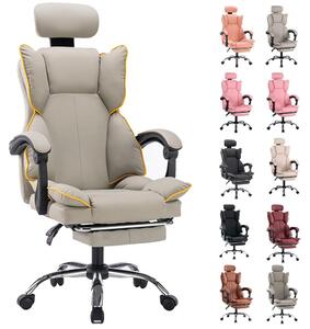 Sedia da ufficio - Sedia per ufficio - Sedia da gaming - Sedia girevole - Sgabello da scrivania - Supporto lombare ergonomico