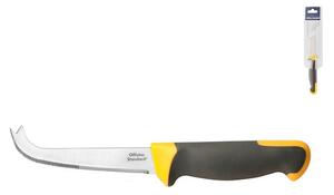 Coltello formaggio Officine Standard in acciaio inox manico antiscivolo grigio cm 10