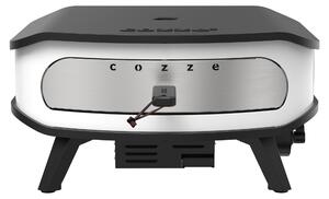 Forno per pizza Cozze® Rotate 17, incl. pietra per pizza / termometro, con 3 bruciatori a gas, 6 kW, superficie di cottura 42,5 x 42,5 cm, dimensioni dell'apparecchio 61 x 31 x 61 cm, acciaio / cordierite, bianco"